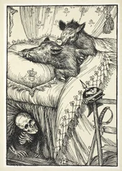 Das belgische Bett, Illustration aus 